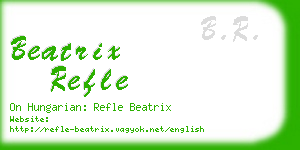 beatrix refle business card